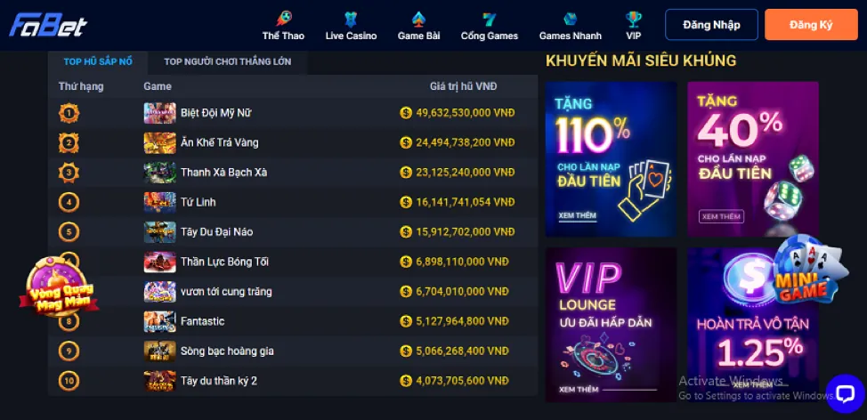 Khuyến mãi nạp tiền v6bet app